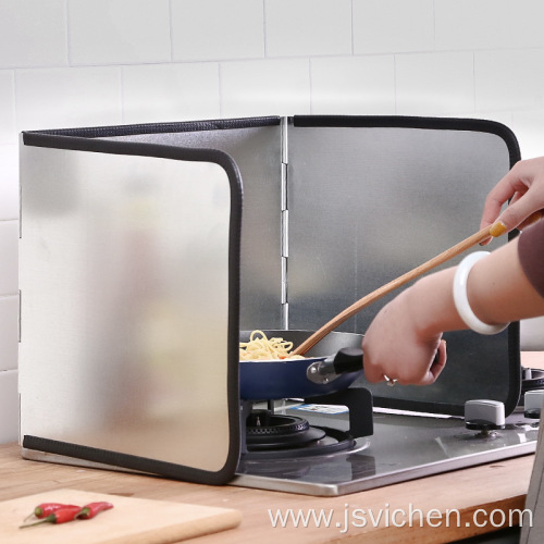 Foldable Kitchen Oil Splatter Shield Guard